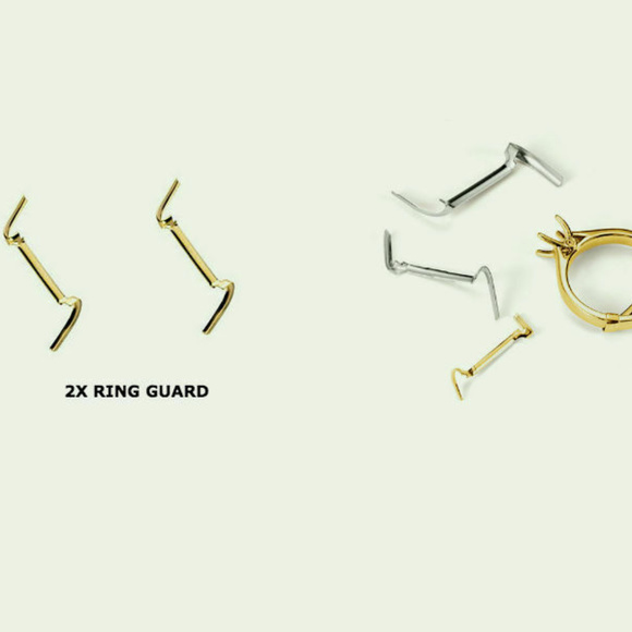 Lock ring guard sizer YELLOW or WHITE GOLD - Picture 4 of 6